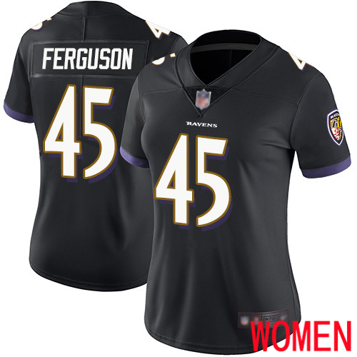 Baltimore Ravens Limited Black Women Jaylon Ferguson Alternate Jersey NFL Football #45 Vapor Untouchable